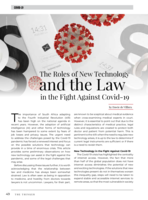 The Roles of New Technology and the Law in the Fight Against Covid-19