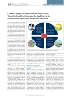 Climate change and adolescents in South Africa : the role of youth activism and the health sector in safeguarding adolescents’ health and education