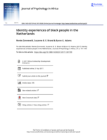 Identity experiences of black people in the Netherlands