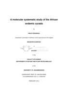 A molecular systematic study of the African endemic cycads
