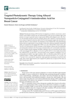 Targeted photodynamic therapy using alloyed nanoparticle-conjugated 5-Aminolevulinic acid for breast cancer