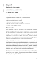 Business-level strategies