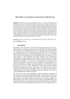 Pilot studies : use and misuse in South African SME research