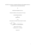 The effect of somatic awareness exercise on the chronic physical manifestations of the stress response