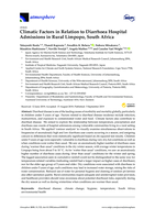 Climatic factors in relation to diarrhoea hospital admissions in rural Limpopo, South Africa