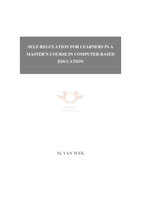 Self-regulation for learners in a master's course in computer-based education.