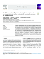 Affordable housing issue : experimental investigation on properties of eco-friendly lightweight concrete produced from incorporating periwinkle and palm kernel shells