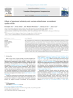 Effects of emotional solidarity and tourism-related stress on residents' quality of life