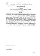 Investigation of challenges faced by small and medium enterprises in new product development