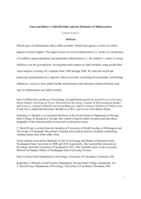 Guns and butter : child mortality and the mediators of militarization