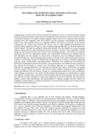 Teaching Life Sciences using second language: How do teachers cope?