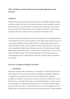 Effect of blending coal with torrefied biomass for possible application in energy production
