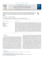 Synthesis and evaluation of basic oxygen furnace slag based geopolymers for removal of metals and sulphates from acidic industrial effluent-column study