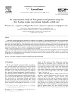 An experiment study of flow pattern and pressure drop for flow boiling inside microfinned helically coiled tube