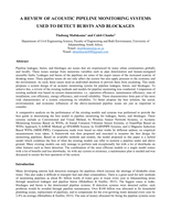 A review of acoustic pipeline monitoring systems used to detect bursts and blockages