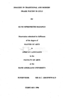 Imagery in traditional and modern praise poetry in Zulu