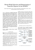 Design model selection and dimensioning of anaerobic digester for the OFMSW