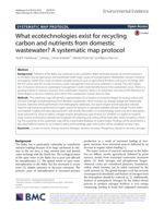 What ecotechnologies exist for recycling carbon and nutrients from domestic wastewater? A systematic map protocol